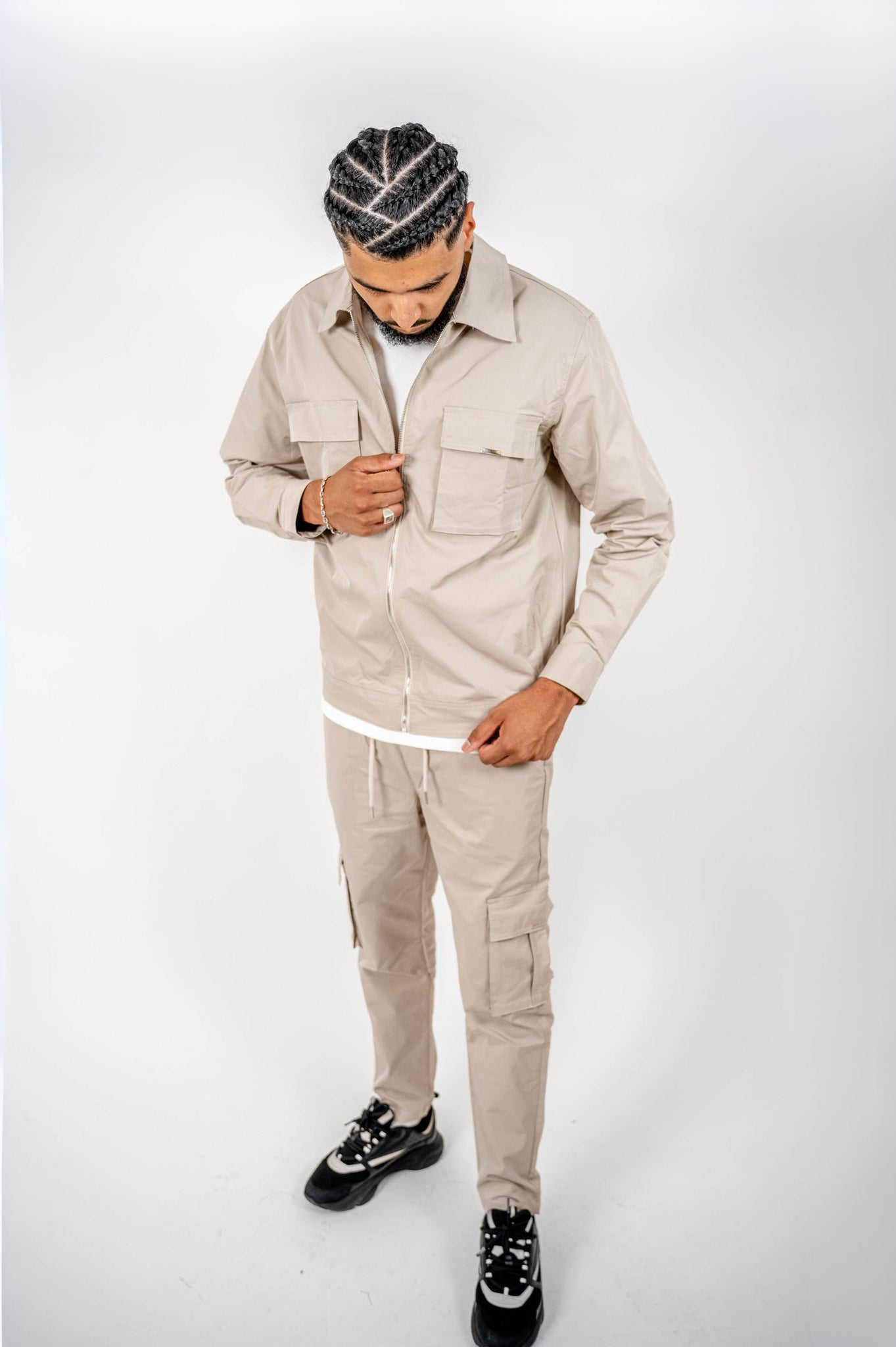 Ensemble Cargo Beige