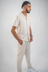 Ensemble Chemise Pantalon Beige