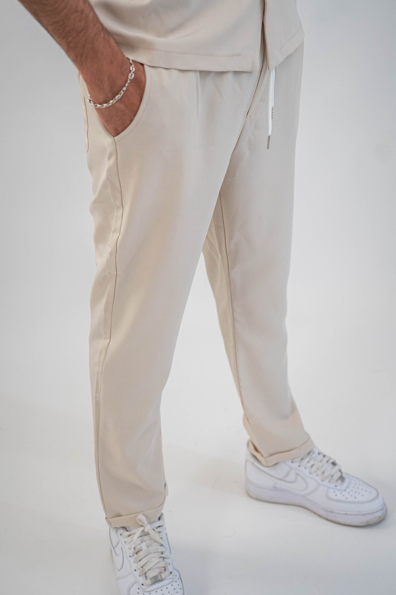 Ensemble Chemise Pantalon Beige