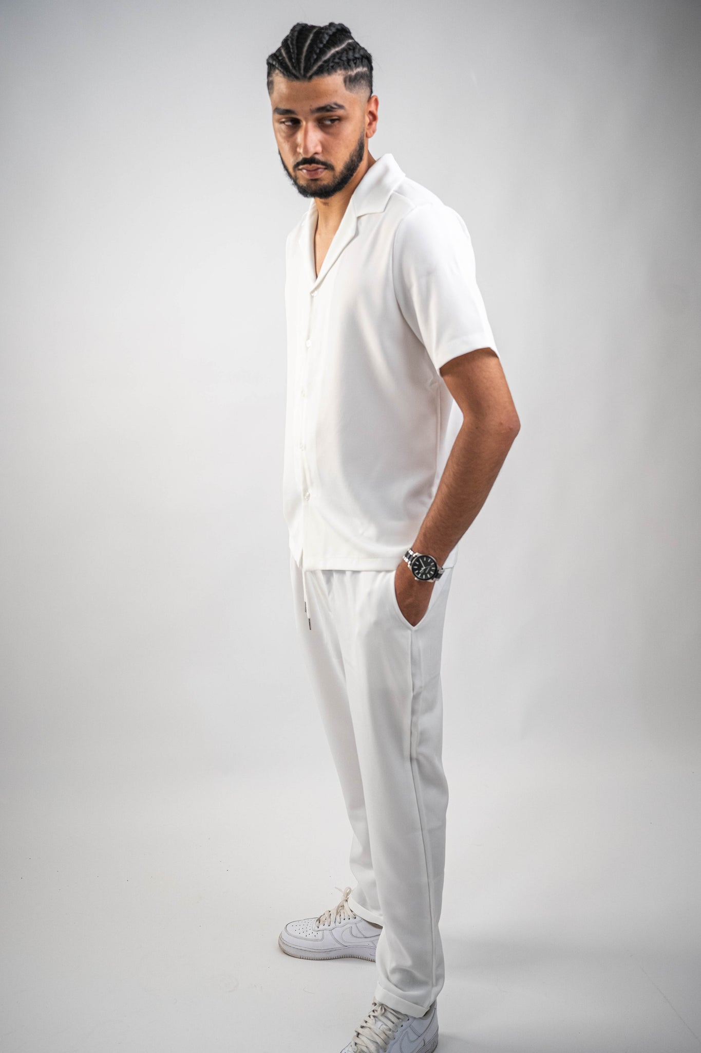 Ensemble Chemise Pantalon Blanc