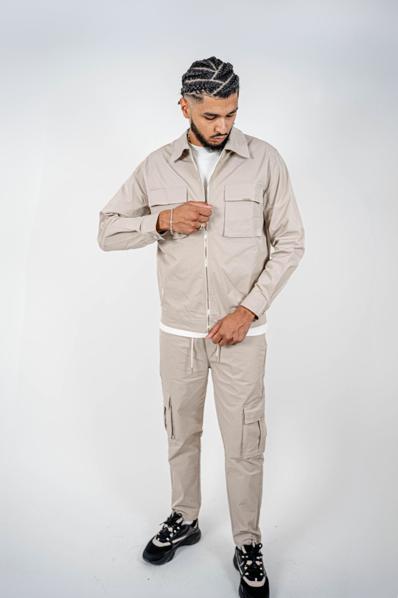 Ensemble Cargo Beige