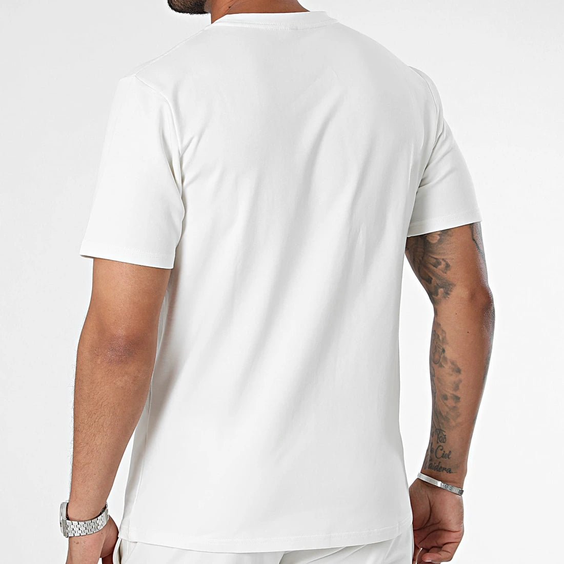 Ensemble Oversize T-shirt et Short Blanc