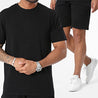 Ensemble Oversize T-shirt et Short Noir