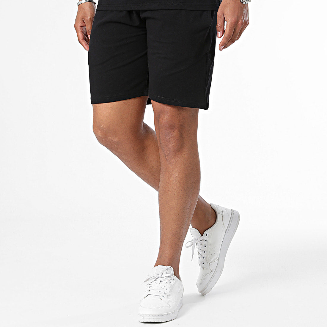 Ensemble Oversize T-shirt et Short Noir