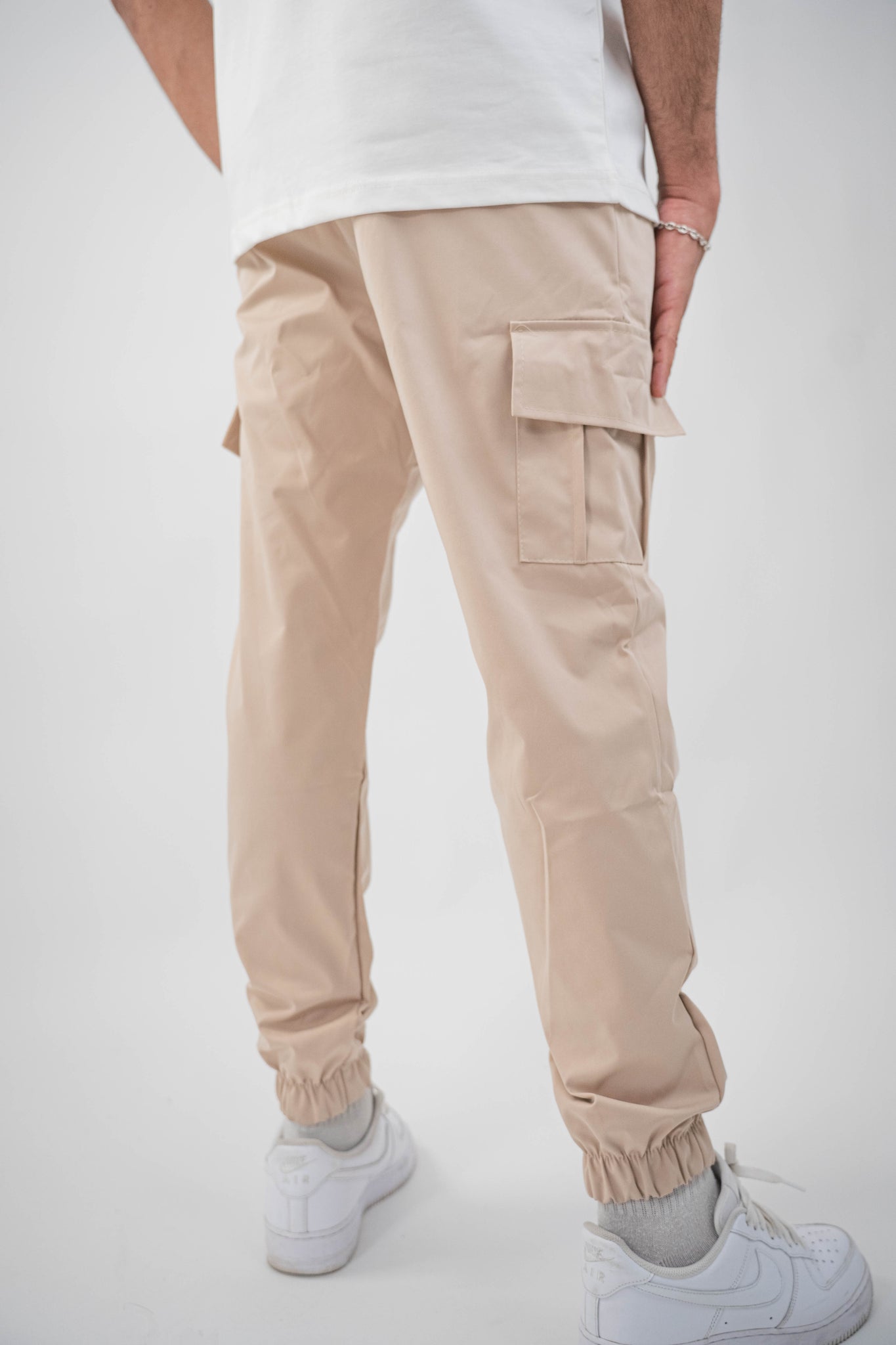 Pantalon Cargo Beige