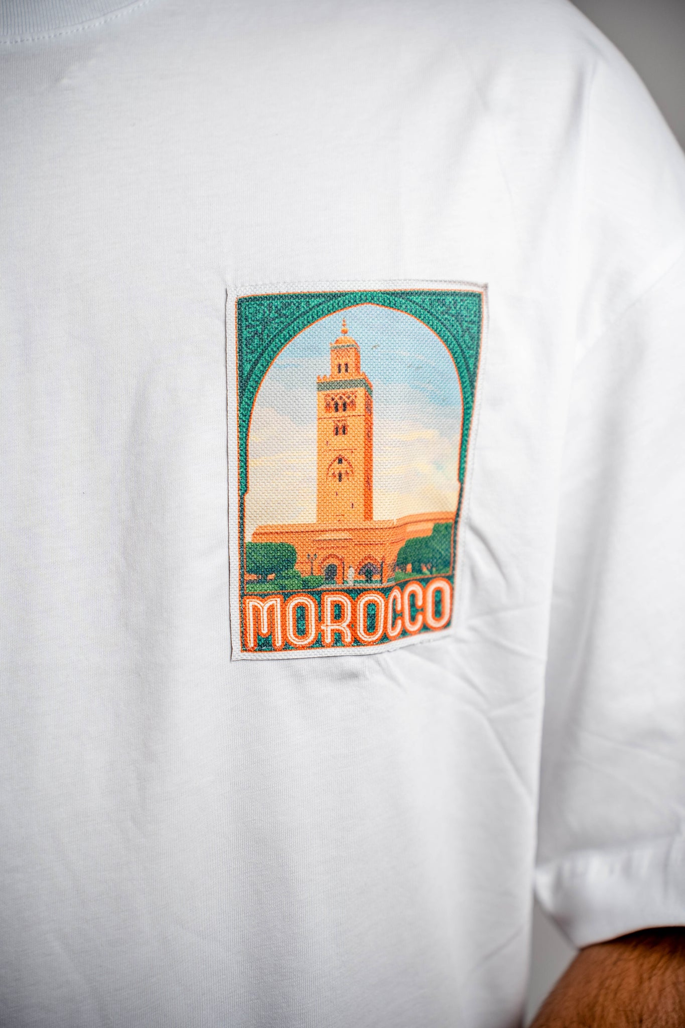 T-shirt Blanc - Maroc