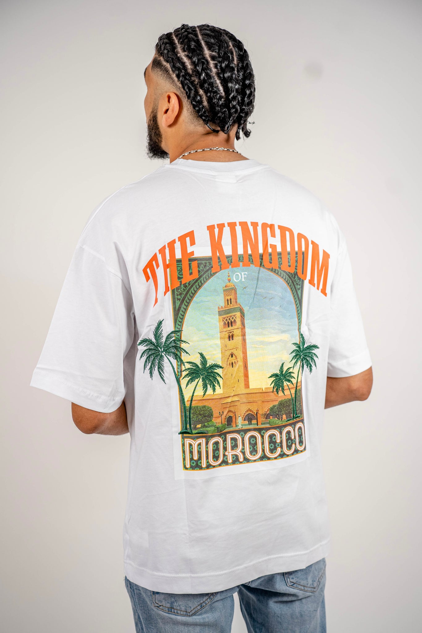 T-shirt Blanc - Maroc