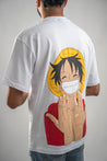 T-shirt Blanc One Piece Jul