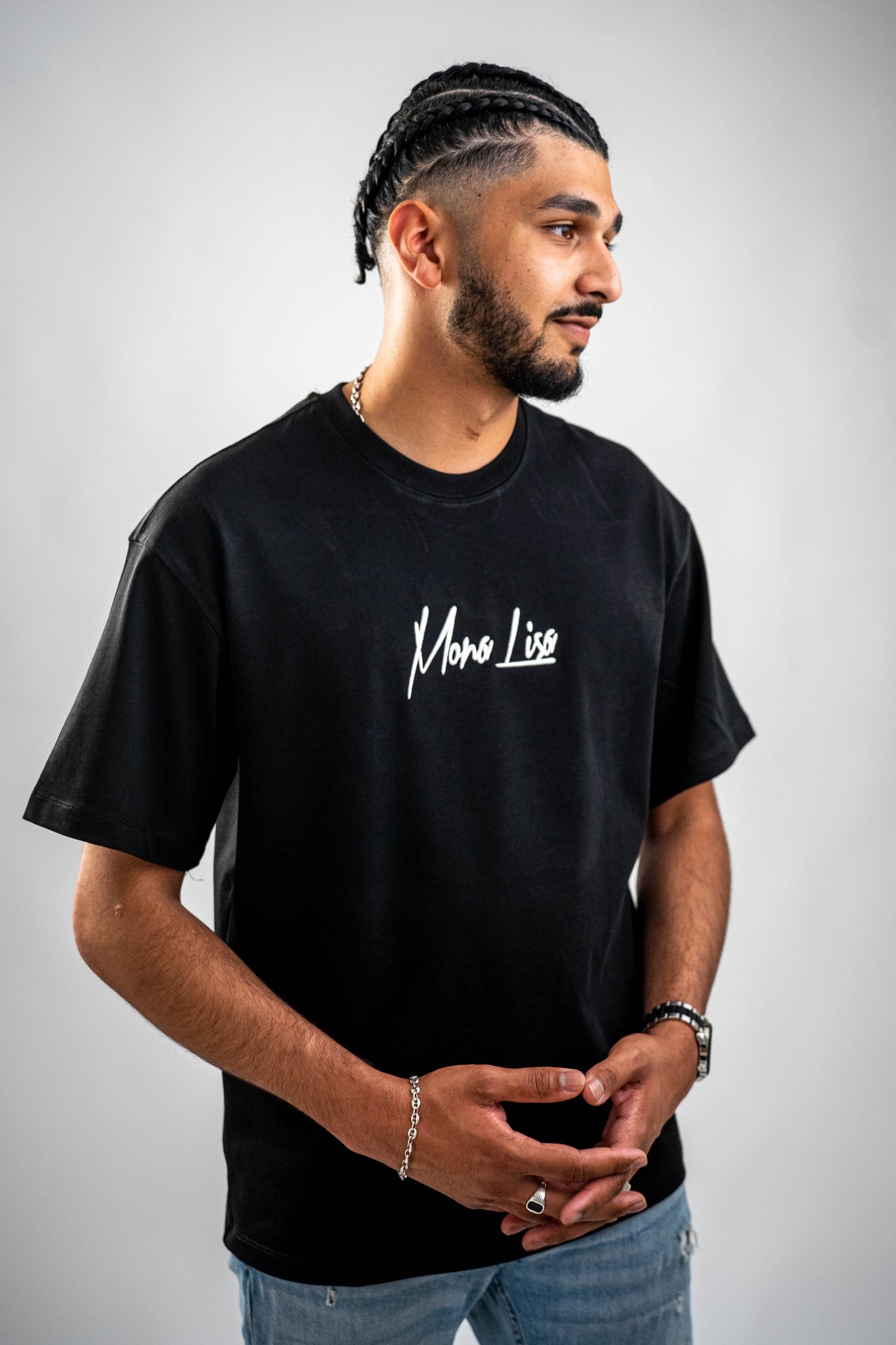 T-shirt Noir Mona Lisa