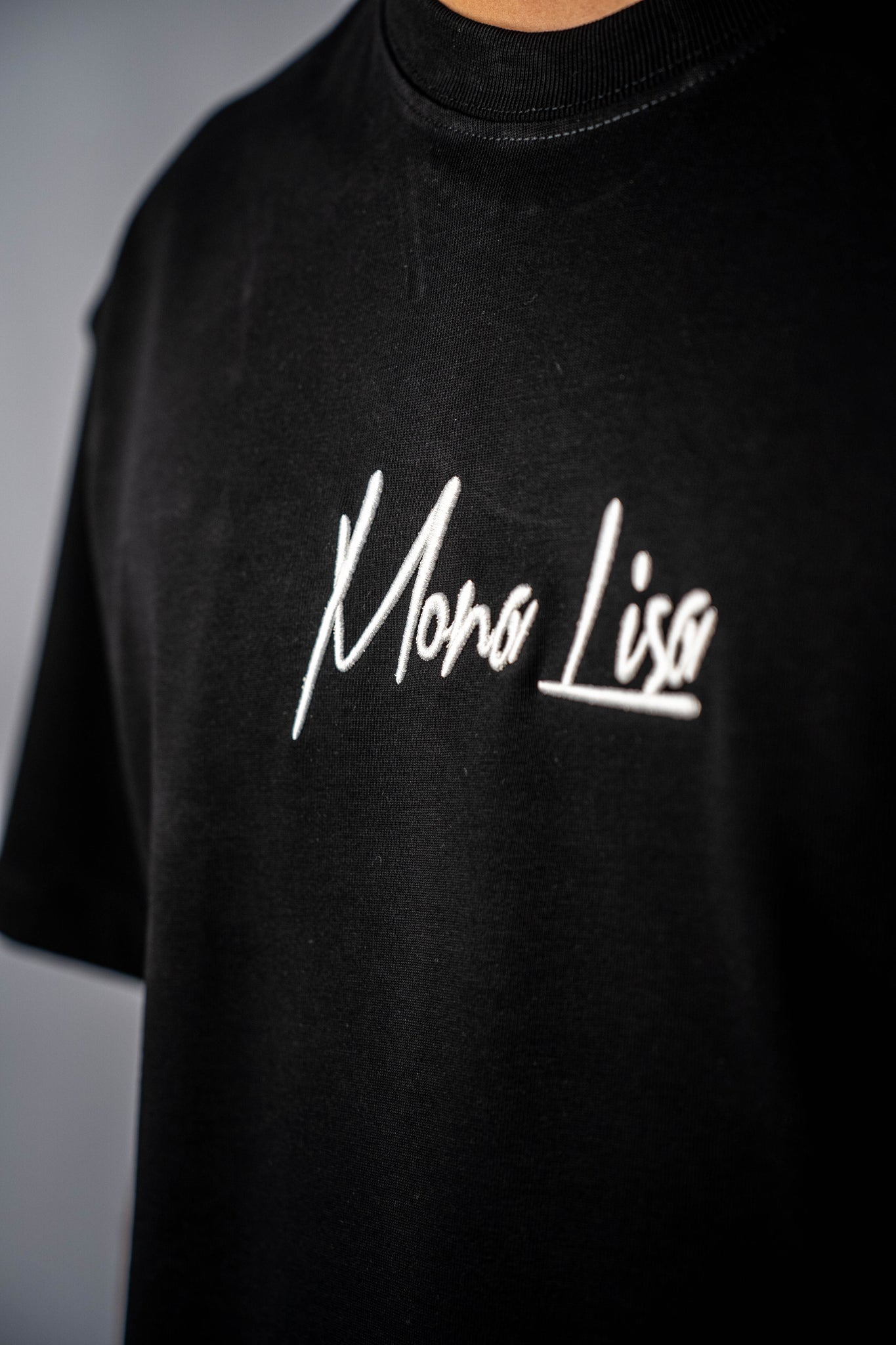 T-shirt Noir Mona Lisa