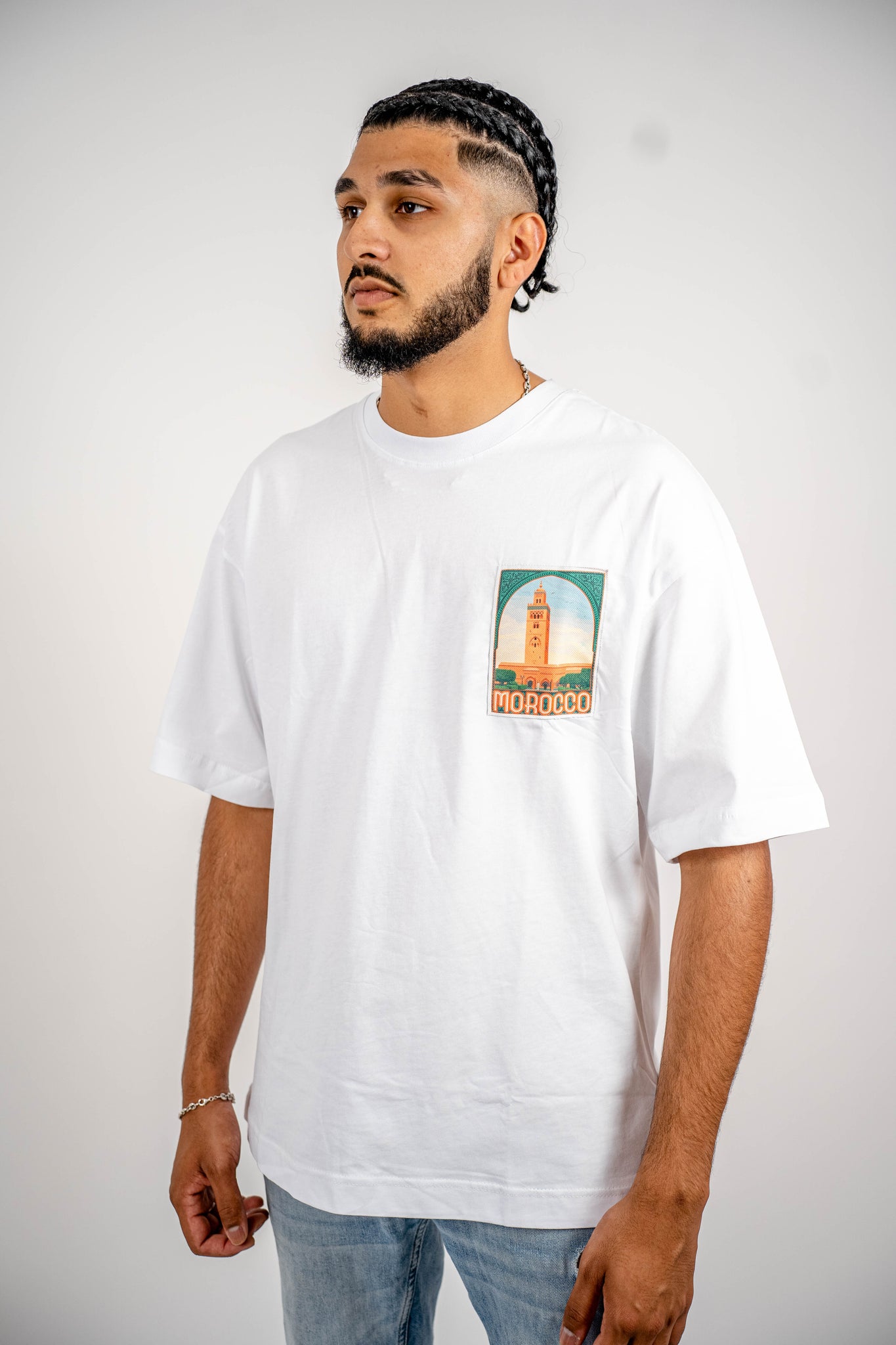 T-shirt Blanc - Maroc